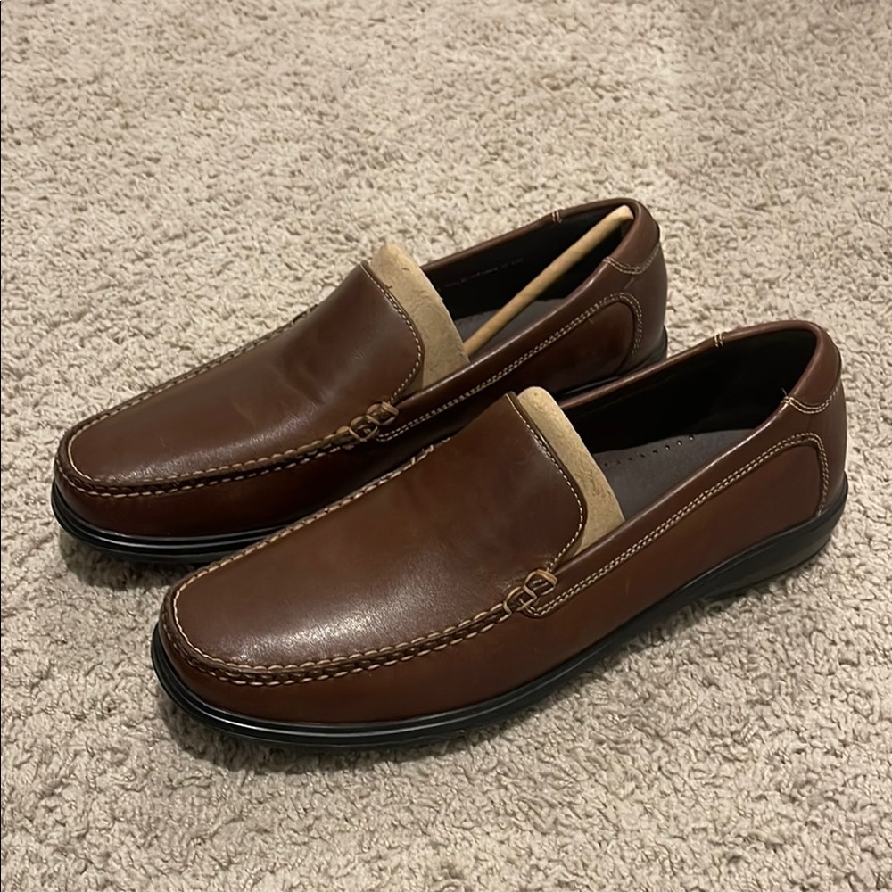 Men's Brown Leather Loafers